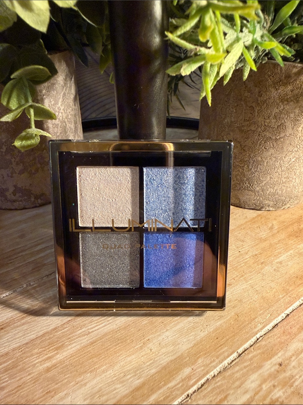 2/$20 Illuminati Shimmer Quad Eyeshadow Palette - Saint